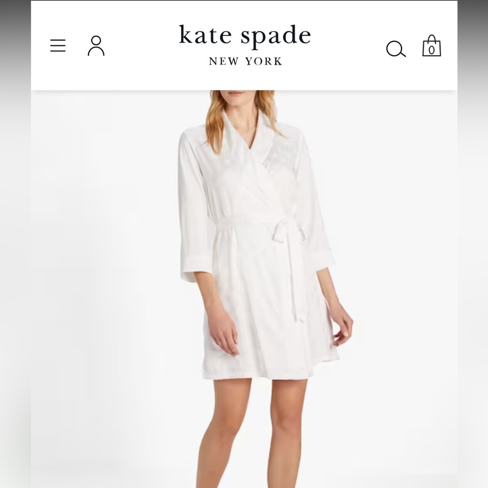 Kate Spade Mrs robe NWT